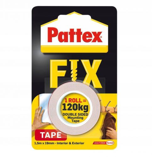 Двустранна фиксираща монтажна лента Pattex 120 кг