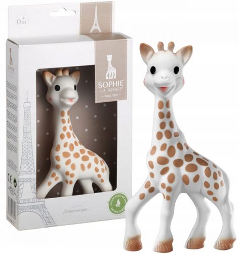  Ортодонтска гризалка Sophie la girafe, бяла гума