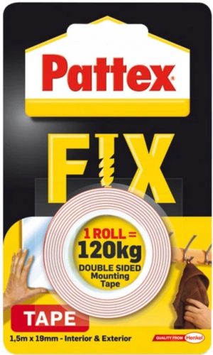 Двустранно тиксо Pattex 19мм х 1,5м