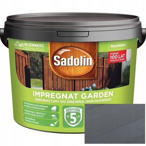 Sadolin GARDEN Импрегнация за дърво Сив 9л