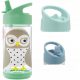  Бутилка 3 Sprouts Owl Mint 350 ml 17 x 6 cm зелена