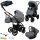  Детска количка BabyLux Optimal Grey Flex 4в1