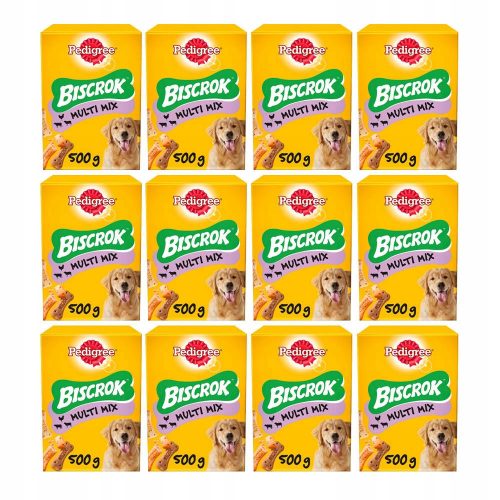  PEDIGREE Бисквити Бискрок за кучета 500гр х12