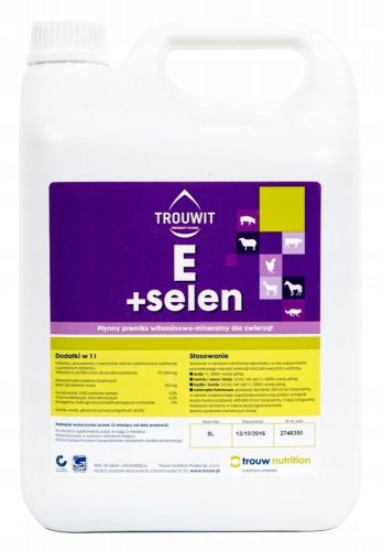 Trouwit E+Selenium 5L витамини коне