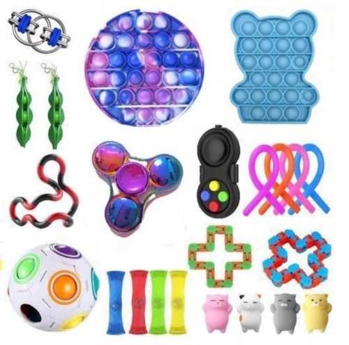  КОМПЛЕКТ АНТИСТРЕС ИГРАЧКИ FIDGET TOYS BUBBLE