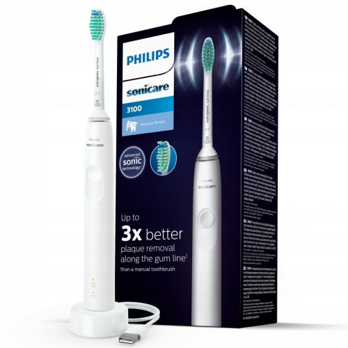  Звукова четка за зъби Philips Sonicare HX3671/13 Бяла включена в комплекта