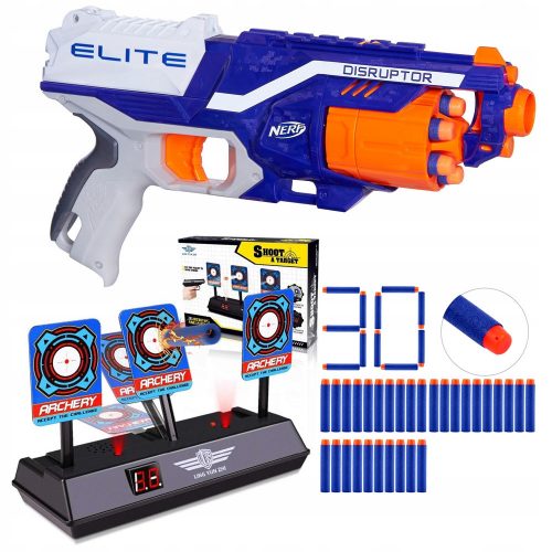  NERF N-STRIKE ELITE DISRUPTOR + ЩИТ + СТРЕЛКИ