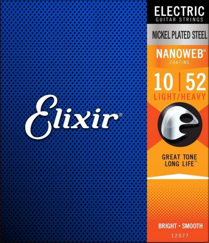  Elixir Nanoweb 10-52 Light-Heavy струни (12077)