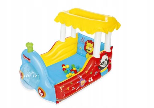 Bestway Fisher-Price Надуваемо влакче с топки 132x94x89