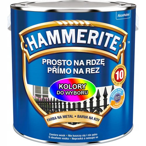 Антикорозионна акрилна боя, мебелна, за метал Hammerite 0,7л