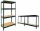 AR-SHELVING метален складов рафт 180 x 90 x 45 см макс. 360 кг на рафт