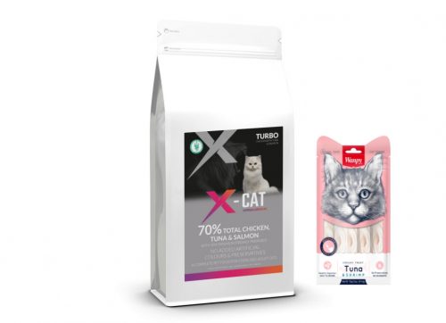  X-cat GF стерилен. пиле риба тон сьомга 5KG+EZZYGROOM