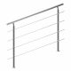 Стълбищен парапет Monzana Balustrade Steel 150cm+4