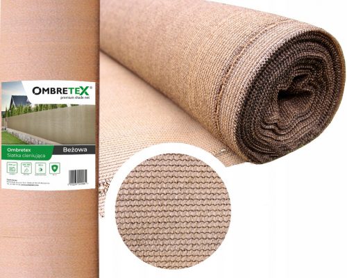 Rolmarket Мрежа за засенчване Ombretex 95% 1,7x30 м бежова