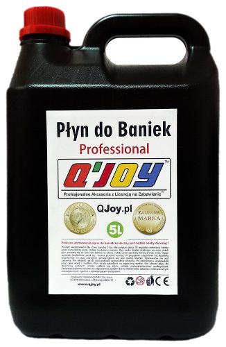 Течност за сапунени мехури - 5L - QJoy Professional