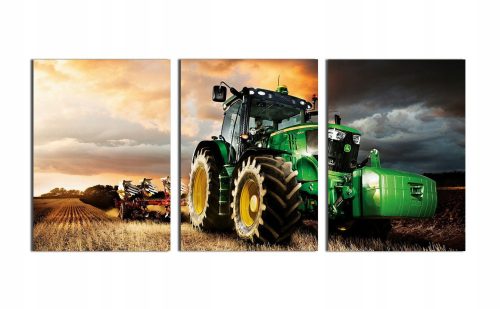 Изображение - 3x КАРТИНА ЗА СТЕНА Трактор John Deere 50x70