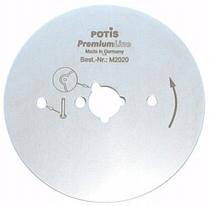 Гладко ОСТРИЕ ЗА НОЖ POTIS S120/150/180 ГЕРМАНИЯ