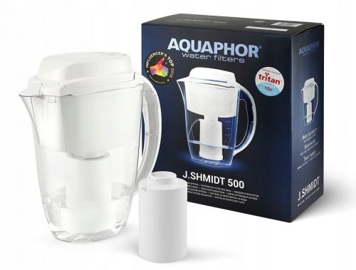  Aquaphor J.Shmidt 500 филтър за вода кана JS 500 бял патрон