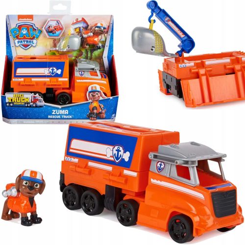  Превозно средство Spin Master Paw Patrol Big Truck Pups Zuma, оранжево