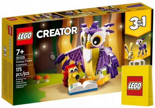  LEGO Creator 3 в 1 31125 Fantastic Forest Creatures + LEGO Paper Bag