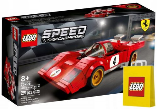  LEGO Speed Champions 76906 1970 Ferrari 512 M + LEGO Paper Bag 001-2021-2022-2023-2024