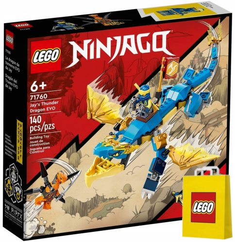  LEGO Ninjago Jay's Thunder Dragon EVO 71760 + LEGO Paper Bag