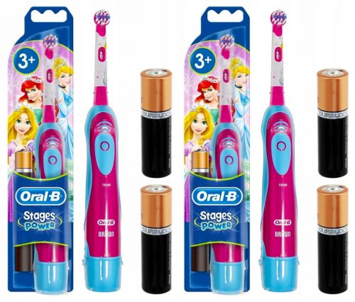  2 четки за зъби Oral B за деца принцеси