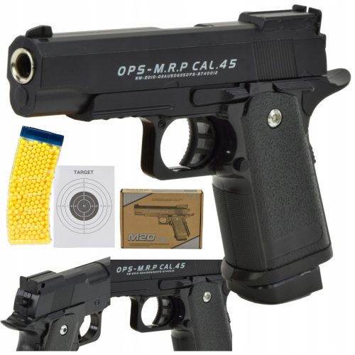  Colt Metal Pistol Replica 800 BBs + Книга със стикери, комикси Shop_lolki