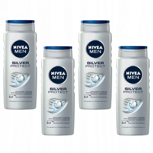  Nivea Men Silver Protect душ гел за лице, тяло и коса 500 мл