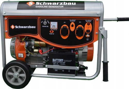 Монофазен бензинов генератор Schwarzbau 6500 W