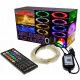  Лампи 10m 100 LED RGB кабели Цветно USB дистанционно