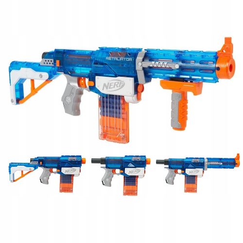  NERF ELITE MODULUS RETALIATOR RIFLE GUN 4IN1