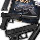  МЕТАЛНА РЕПЛИКА BB GUN C15A+ GLOCK 17 ASG