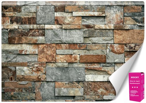 Фототапет 3D Loft Brick Stone 200x140