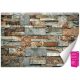 Фототапет 3D Loft Brick Stone 200x140