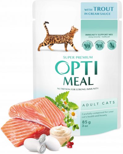  Optitimeal мокра храна за пъстърва 0,085 кг