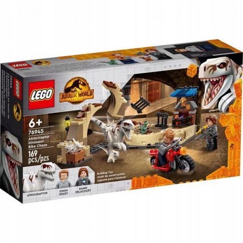  LEGO JURASSIC WORLD MOTOR CHASE КОМПЛЕКТ 76945