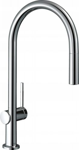 Подов кухненски смесител Hansgrohe TALIS M54 SBOX, сребрист