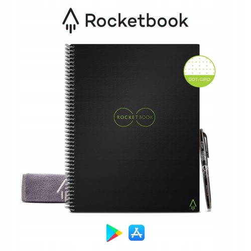  Тефтер A5 Rocketbook черен