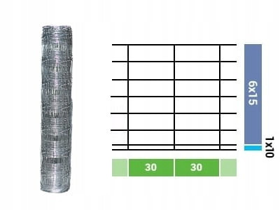 МРЕЖА ЗА ГОРСКА ОГРАДА 100/8/30 L 50м + JAPLES