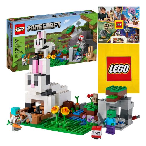  LEGO Minecraft 21181 Ферма за зайци + 2 други продукта