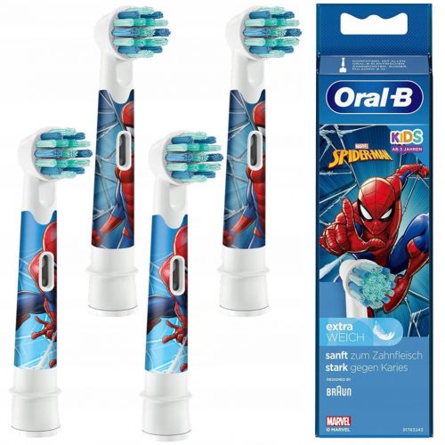  Глави за четки за зъби Oral-B Spiderman 4 бр