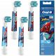  Глави за четки за зъби Oral-B Spiderman 4 бр