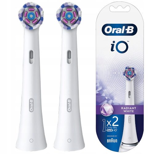  ОРИГИНАЛНИ НАКРАЙНИЦИ ORAL-B iO RADIANT WHITE 2 БР.