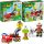  LEGO Duplo 1096969 Lego Duplo Auto Fire Truck Играчка Кола Големи тухли за 2-3 годишни деца