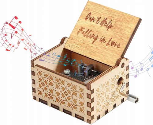  Can't Help Falling in Love music box rczna