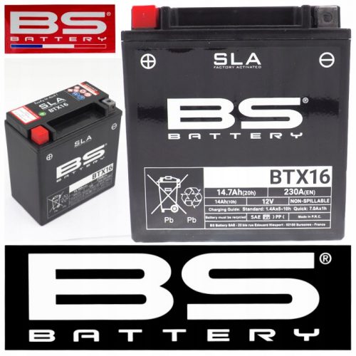  BS Батерия BTX16 SLA 300763 12V 14Ah