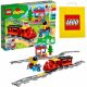  LEGO Duplo 10874 Парен влак + VP Хартиена торба LEGO 6315794 Голям