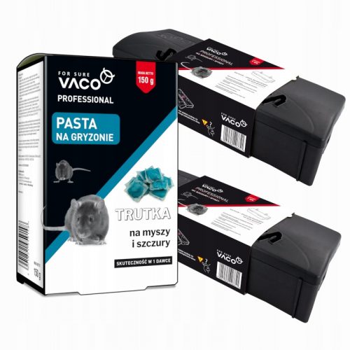  VACO PROFESSIONAL Паста за отрова за мишки и плъхове (кутия) - 150гр