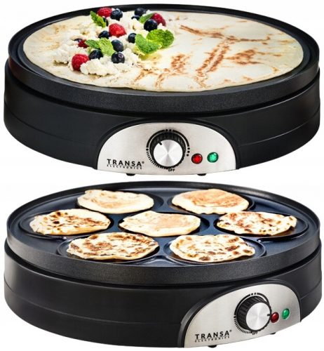  Уред за черни палачинки Transa Electronics DualPancake 1500 W